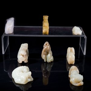 Tien Chinese jade sculpturen van dieren, Qing — foto 3