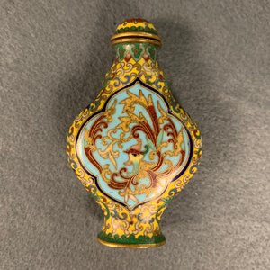 Tien Chinese snuifflessen in cloisonné, 19/20e eeuw — foto 20