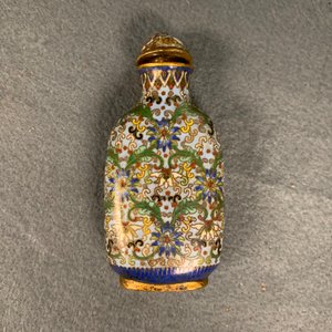Tien Chinese snuifflessen in cloisonné, 19/20e eeuw — foto 42
