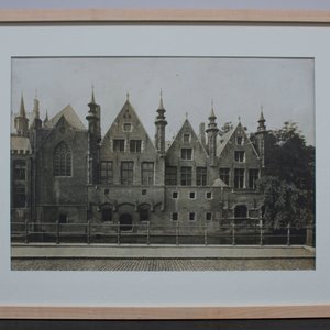 Tirage albumine, vue du Brugse Vrije, fin 19e — photo 1