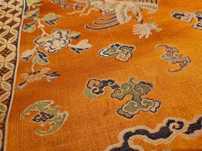 Tissage en soie de type kesi à décor de lions et phénix bouddhistes, Chine, 19ème — photo 17