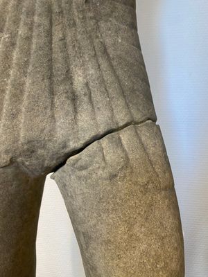 Torse en grès d'une divinité khmère, période pré Angkor, Phnom Da, Cambodge, 6ème siècle — photo 7