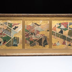Tosa School and Japanese School: various scenes, ink, colour, and gold on paper, Edo/Meiji, 17/19th C. — 照片 2