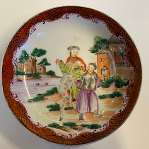Treize tasses et onze soucoupes en porcelaine de Chine famille rose à décor mandarin, Qianlong — photo 16