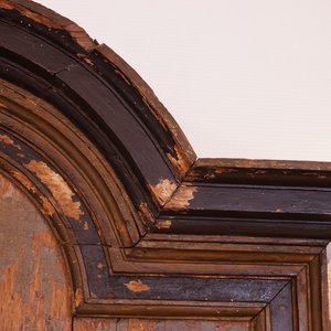 Triptyque avec Saint-Christophe, Ecole flamande, daté 1555 — photo 4