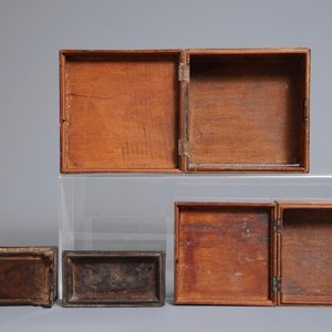 Trois boîtes en bois incrusté de nacre, Chine, 19ème — photo 7