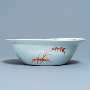 Trois bols en porcelaine de Chine famille rose, 19ème — photo 9