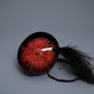 Trois chapeaux de fonctionnaires mandarins pour la court, Chine, Qing — photo 3