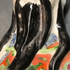 Trois figures d'immortels en porcelaine de Chine famille rose, 19ème — photo 8