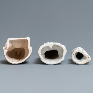 Trois figures en porcelaine blanc de Chine de Dehua, 18/19ème — photo 5