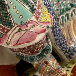 Trois figures en porcelaine de Chine famille rose, 19/20ème — photo 12