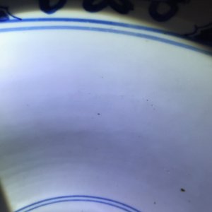 Trois grands bols en porcelaine de Chine bleu et blanc, Kangxi — photo 27