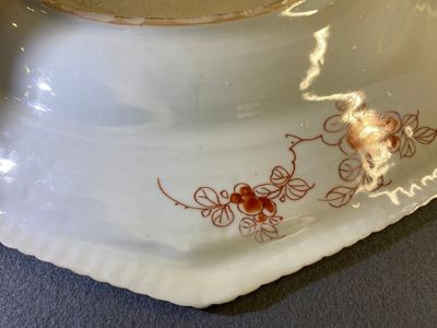 Trois grands plats de forme octogonale en porcelaine de Chine famille verte, Kangxi — photo 19