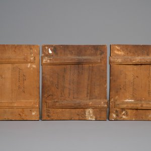 Trois icônes russes: 'La Mère de Dieu', 'Pantocrator' et 'Jean le Baptiste', 19ème — photo 2