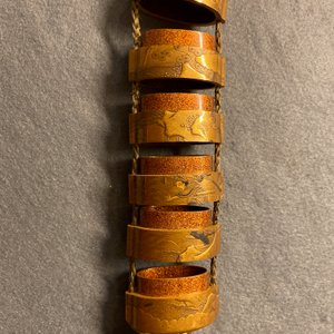 Trois inros avec netsuke et une boîte couvert en laque, Japon, Meiji, 19ème — photo 42