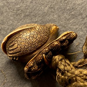 Trois inros avec netsuke et une boîte couvert en laque, Japon, Meiji, 19ème — photo 51