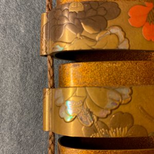 Trois inros avec netsuke et une boîte couvert en laque, Japon, Meiji, 19ème — photo 56