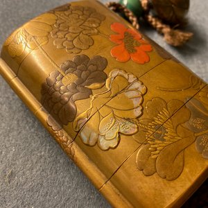 Trois inros avec netsuke et une boîte couvert en laque, Japon, Meiji, 19ème — photo 59