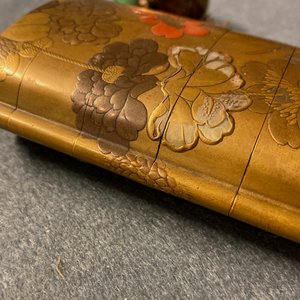 Trois inros avec netsuke et une boîte couvert en laque, Japon, Meiji, 19ème — photo 60