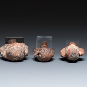 Trois oushebtis en bois polychromé, Egypte, Nouvel Empire — photo 6