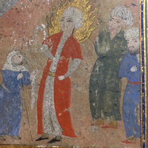 Trois pages de manuscrits enluminés islamiques, 17/18ème — photo 2