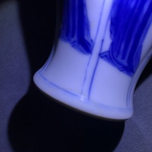 Trois paires de vases en porcelaine de Chine bleu et blanc, Kangxi — photo 13