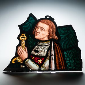 Trois panneaux composés d'éléments en verre peint, 14ème et après — photo 13