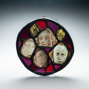 Trois panneaux composés d'éléments en verre peint, 14ème et après — photo 9