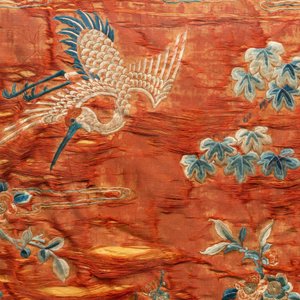 Trois panneaux de broderie de soie chinoise à décor d'une audience impériale, 19ème — photo 3
