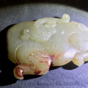 Trois pièces en jade sculpté, Chine, 19/20ème — photo 14