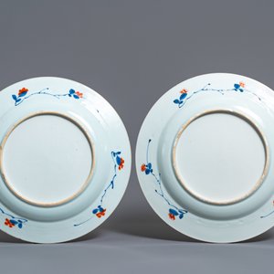 Trois plats en porcelaine de Chine de style Imari, Kangxi — photo 5