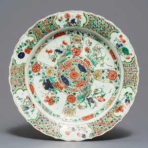 Trois plats en porcelaine de Chine famille verte, Kangxi — photo 5