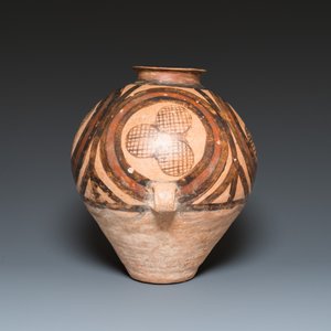 Trois pots en poterie peinte à décors polychromes, culture Majiayao Yangshao, 3/2ème millénaire avant J.-C. — photo 14
