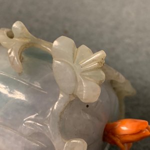 Trois tabatières en jade aux bouchons de corail, Chine, 19/20ème — photo 13