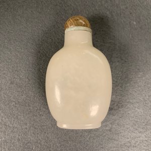 Trois tabatières en jade blanche pâle, Chine, 19/20ème — photo 16