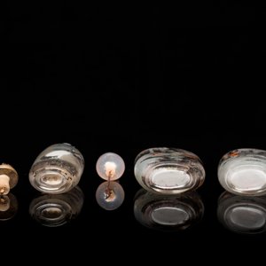 Trois tabatières en verre peint à l'intérieur, Chine, 20ème — photo 7