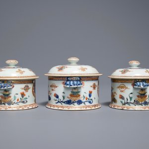 Trois terrines couvertes en porcelaine de Chine du service du Roi de France Louis XV, Yongzheng, vers 1732 — photo 3