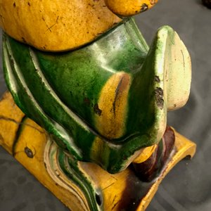 Trois tuiles faitières émaillées de style sancai, Ming — photo 40