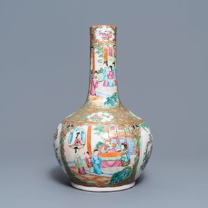 Trois vases en porcelaine de Chine famille rose de Canton, 19ème — photo 4