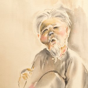 Tu Duyen (Vietnam, 1915-2012): water color on silk, dated 1974 — photo 3