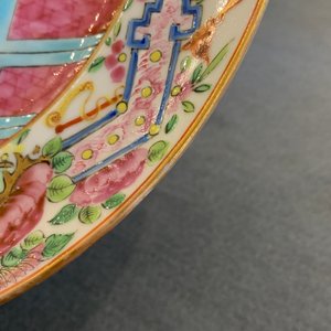 Twaalf Chinese Canton famille rose borden, 19e eeuw — foto 10