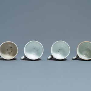 Twaalf Chinese grisaille koppen en acht schotels, Yongzheng/Qianlong — foto 22