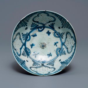 Twee blauw-witte Perzische kommen, Safavid, 17/18e eeuw — foto 6