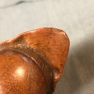 Twee Chinese bamboe figuren, 19e eeuw — foto 13