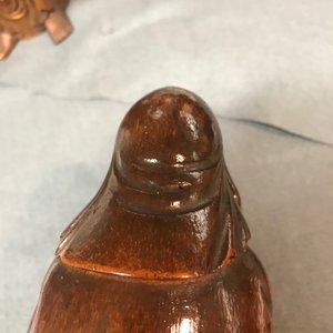 Twee Chinese bamboe figuren, 19e eeuw — foto 21
