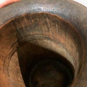Twee Chinese bamboe houten penselenpotten, 18/19e eeuw — foto 37
