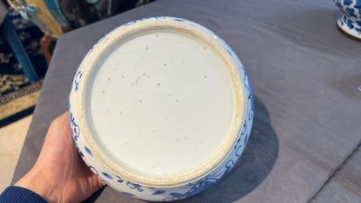 Twee Chinese blauw-witte 'Bleu de Hue' potten voor de Vietnamese markt, 19e eeuw — foto 7