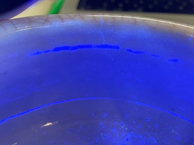 Twee Chinese blauw-witte doosjes voor zegelpasta en een driepotige wierookbrander, 19/20e eeuw — foto 14