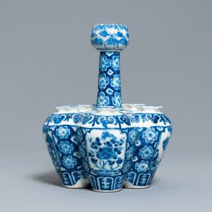 Twee Chinese blauw-witte vazen, 19e eeuw — foto 12