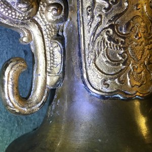 Twee Chinese bronzen vazen, 19e eeuw — foto 14